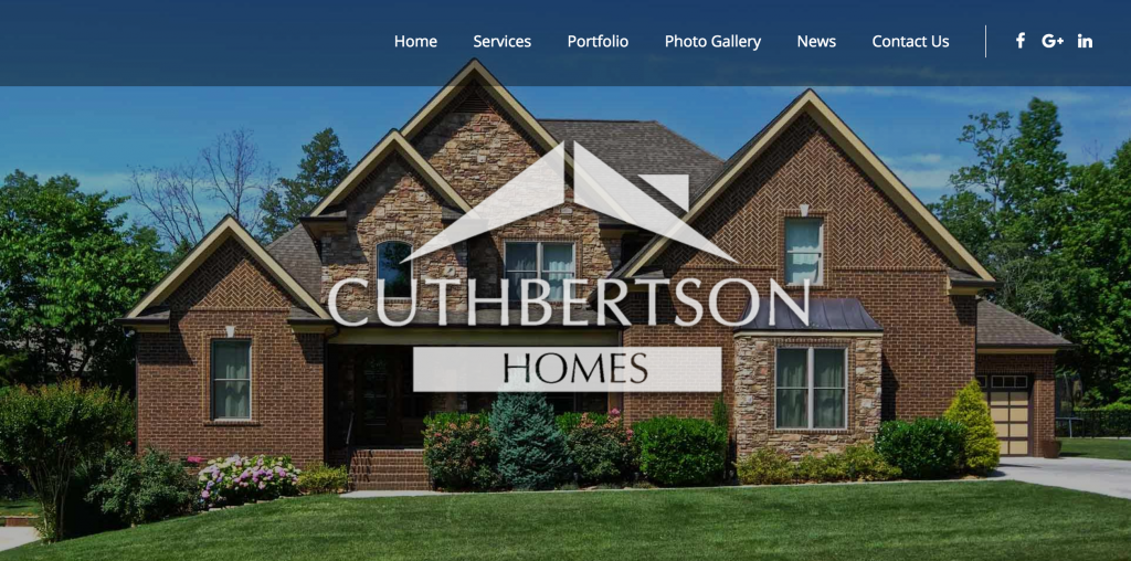 cuthbertson homes website