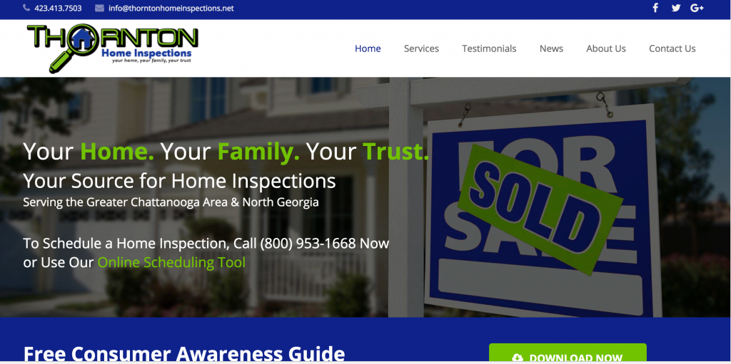 thornton home inspections website